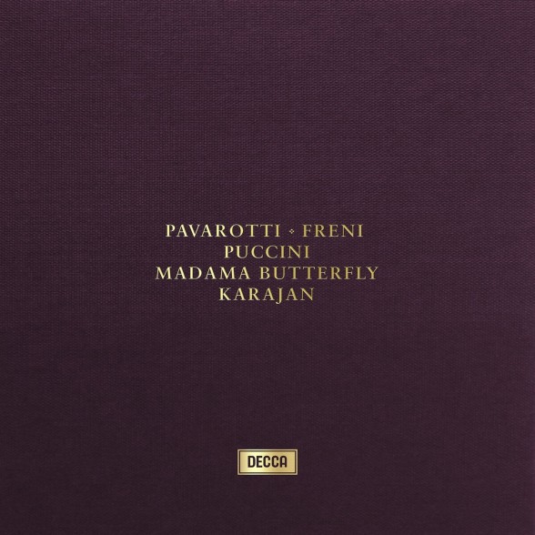 Herbert von Karajan, Luciano Pavarotti, Wiener Philharmoniker, Mirella Freni: Puccini: Madama Butterfly - Plak Foto #1