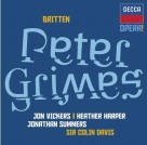 Heather Harper, Jon Vickers, Jonathan Summers, Orchestra of the Royal Opera House, Covent Garden, Sir Colin Davis: Britten: Peter Grimes - CD Foto #1
