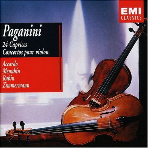 Frank Peter Zimmermann, Yehudi Menuhin, Franco Tamponi, Salvatore Accardo: Paganini: 24 Caprices, Concertos pour violin - CD Foto #1