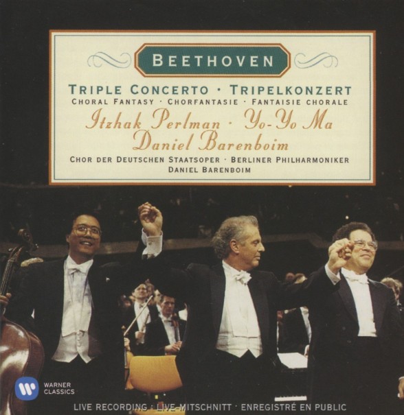 Itzhak Perlman, Daniel Barenboim, Yo-Yo Ma, Berliner Philharmoniker: Beethoven: Triple Concerto, - CD Foto #1
