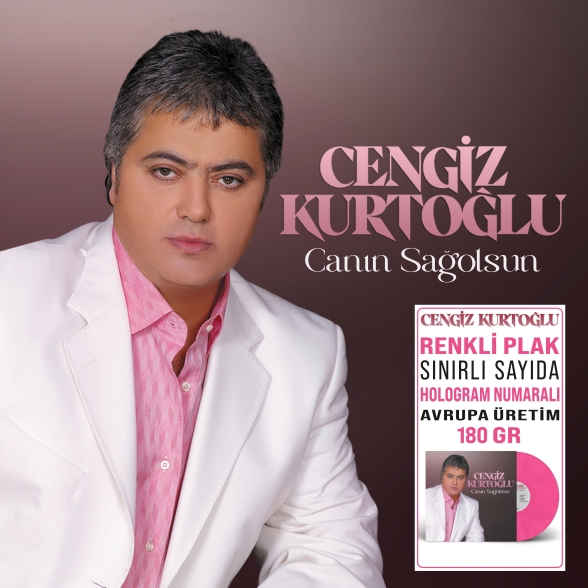 Cengiz Kurtoğlu: Canın Sağolsun - Mum Gibi (Renkli Plak) - Plak Foto #1