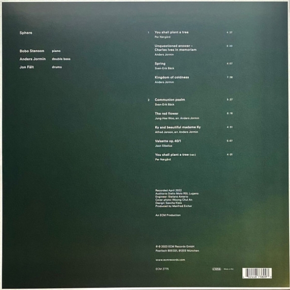 Bobo Stenson Trio: Sphere - Plak Foto #2
