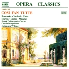 Johannes Wildner, Capella Istropolitana, Slovak Philharmonic Chorus: Mozart: Cosi Fan Tutte - CD Foto #1