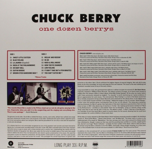 Chuck Berry: One Dozen Berrys - Plak Foto #2