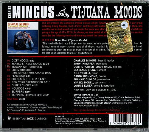 Charles Mingus: Tijuana Moods - CD Foto #2