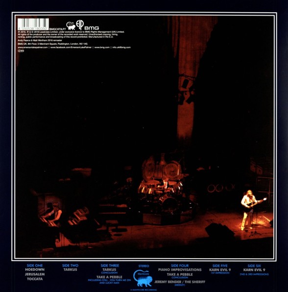 Emerson, Lake & Palmer: Welcome Back My Friends To The Show That Never Ends - Ladies And Gentlemen (Remastered) - Plak Foto #2