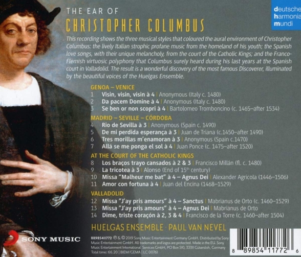 Huelgas Ensemble: Christopher Columbus - CD Foto #2