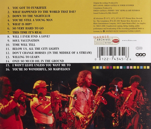 Tower Of Power: The Very Best Of - CD Foto #2