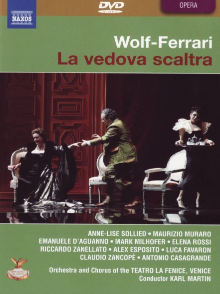 Anne-Lise Sollied, Maurizio Muraro, Elena Rossi, Luca Favaron, Orchestra del Teatro La Fenice di Venezia, Karl Martin: Wolf-Ferrari: La Vedova Scaltra - DVD Foto #1