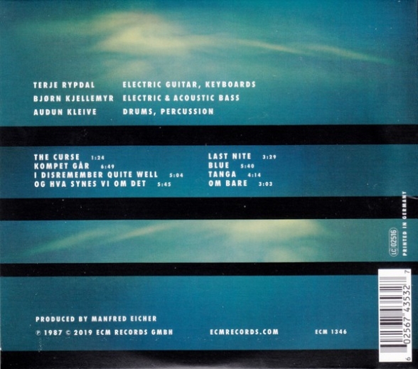 Terje Rypdal, The Chasers: Blue - CD Foto #2