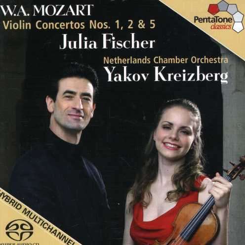 Julia Fischer, Yakov Kreizberg, Netherlands Chamber Orchestra: Violin Concertos Nos. 1, 2 & 5 - SACD Foto #1
