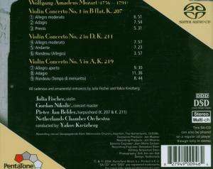 Julia Fischer, Yakov Kreizberg, Netherlands Chamber Orchestra: Violin Concertos Nos. 1, 2 & 5 - SACD Foto #2