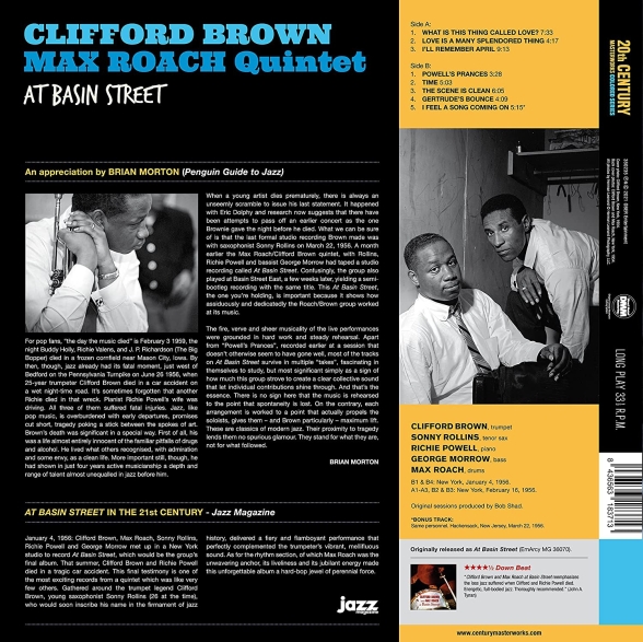 Clifford Brown, Max Roach: At Basin Street (Limited Edition - Coloured Vinyl) - Plak Foto #2