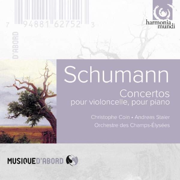 Andreas Staier, Christophe Coin, Philippe Herreweghe: Schumann: Cello & Piano Concertos - CD Foto #1