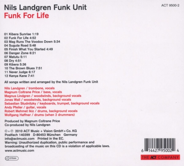 Nils Landgren Funk Unit: Funk For Life - CD Foto #2