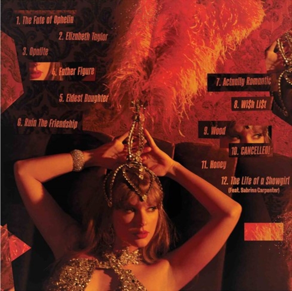 Taylor Swift: The Life Of A Showgirl (Portofino Orange Glitter