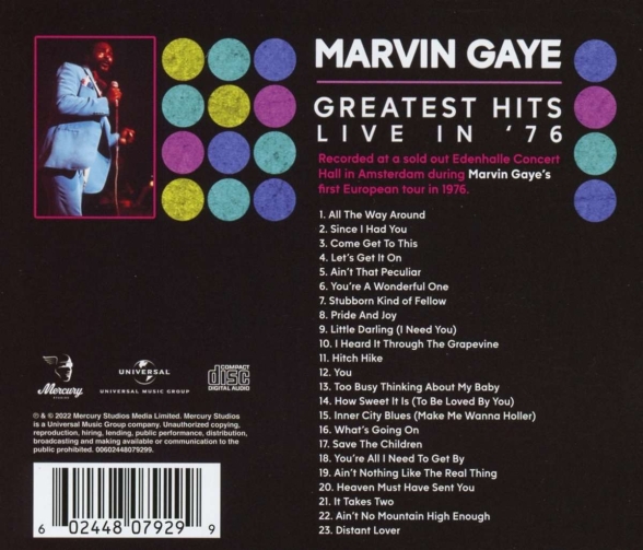 Marvin Gaye: Greatest Hits Live In '76 - CD Foto #2