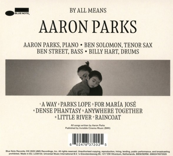 Aaron Parks: By All Means - CD Foto #2