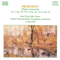 Narodowa Orkiestra Symfoniczna Polskiego Radia, Kun Woo Paik, Antoni Wit, Sergey Sergeyevich Prokofiev: Prokofiev: Piano Concertos Nos. 1, 3 & 4 - CD