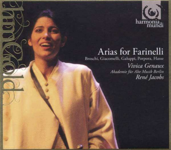 Vivica Genaux, Akademie für Alte Musik, René Jacobs: Arias for Farinelli - CD Foto #1