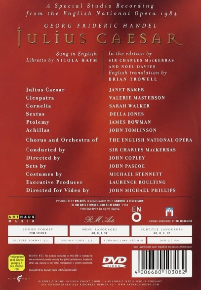 Handel: Julius Caesar - DVD Foto #2