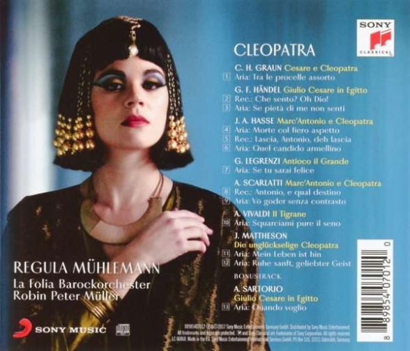 Regula Mühlemann: Cleopatra (Baroque Arias) - CD Foto #2
