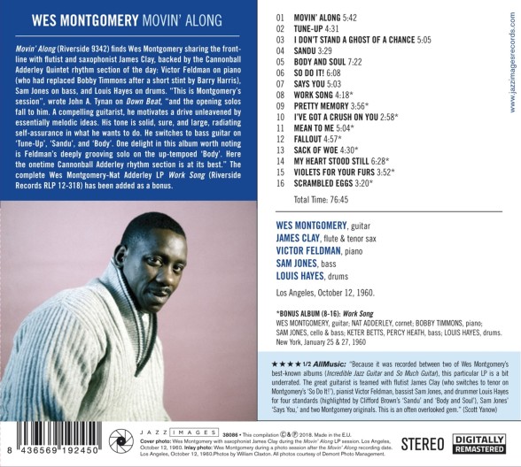 Wes Montgomery: Movin' Along (Photographs By William Claxton) - CD Foto #2