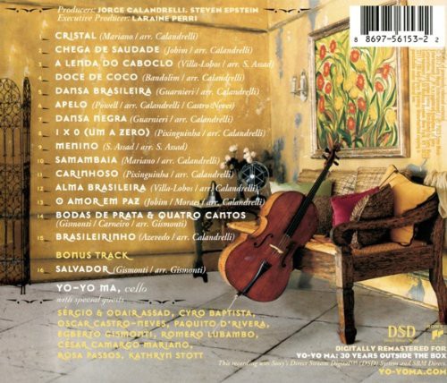 Yo-Yo Ma: Obrigado Brazil - CD Foto #2