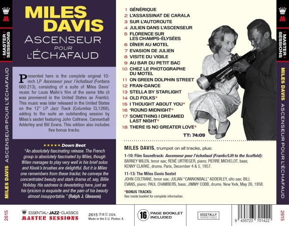 Miles Davis: Ascenseur Pour L´Echafaud (Bonus Tracks Edition) - CD Foto #2