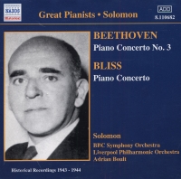 Solomon Cutner: Beethoven / Bliss: Piano Concertos (Solomon) (1943-1944) - CD