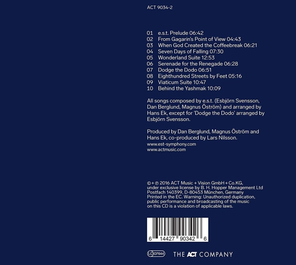 Çeşitli Sanatçılar, Magnus Öström, Dan Berglund, Iiro Rantala, Marius Neset: E.S.T. Symphony - CD Foto #2