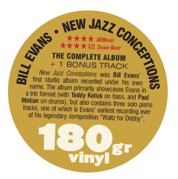 Bill Evans: New Jazz Conceptions - Plak Foto #3