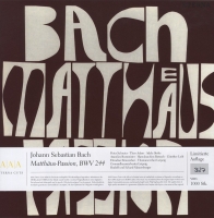 Peter Schreier, Dresdner Kreuzchor, Gewandhausorchester Leipzig, Rudolf Mauersberger, Erhard Mauersberger: J.S. Bach: Matthäus‐Passion - Plak