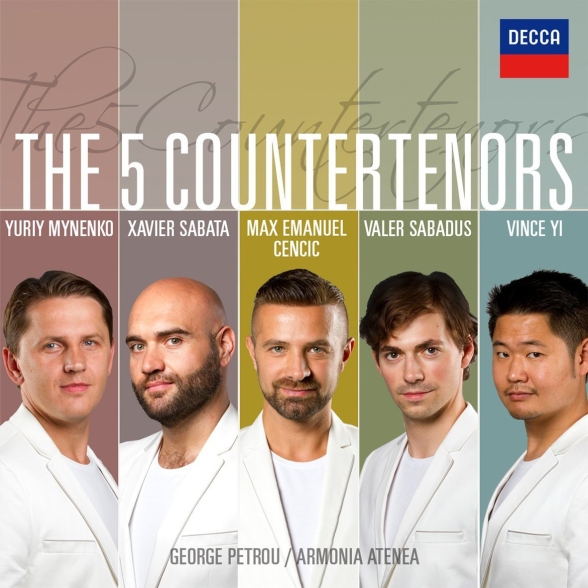 Yuri Minienko, Max Emanuel Cencic, Valer Sabadus, Vince Yi, Xavier Sabata: The 5 Countertenors - CD Foto #1