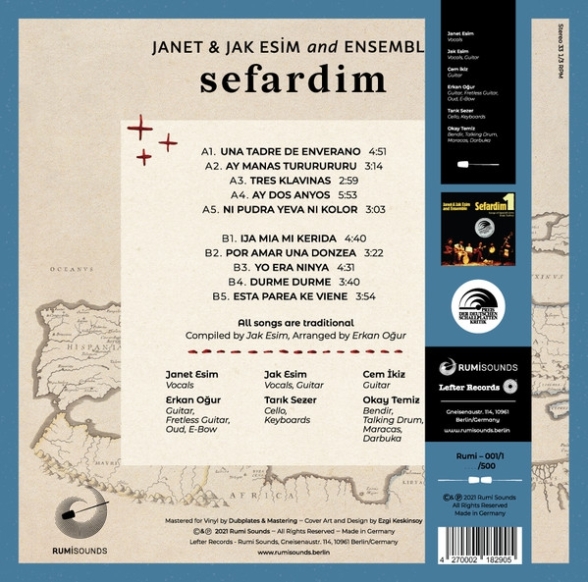 Janet & Jak Esim Ensemble: Sefardim - Plak Foto #2