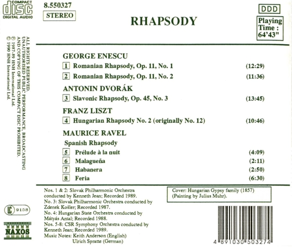 Çeşitli Sanatçılar: Rhapsody - CD Foto #2