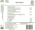 Çeşitli Sanatçılar: Rhapsody - CD Foto #2