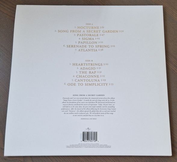 Secret Garden: Songs from a Secret Garden (30th Anniversary Colored Vinyl Edition) - Plak Foto #3