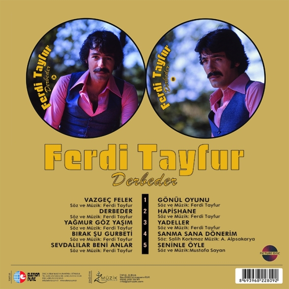 Ferdi Tayfur: Derbeder (Picture Disc) - Plak Foto #2