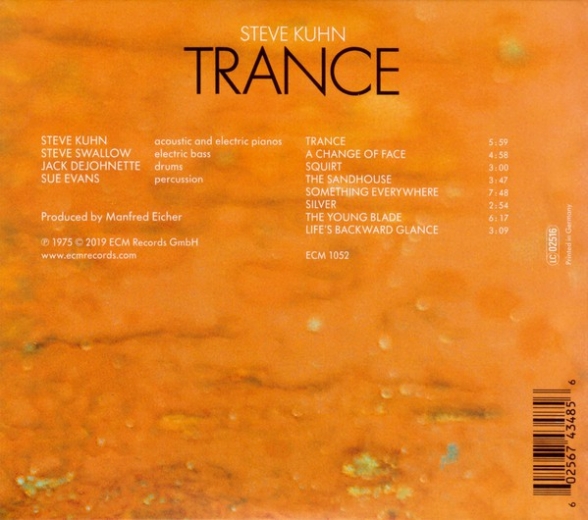 Steve Kuhn: Trance - CD Foto #2
