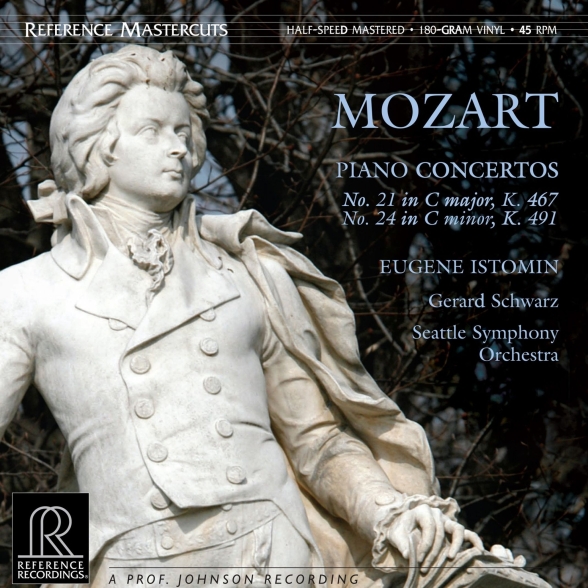 Gerard Schwarz: Mozart: Piano Concertos No 21 & 24 - Plak Foto #1