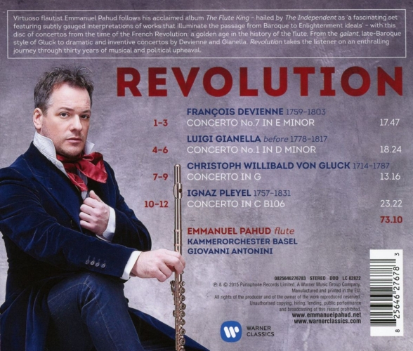 Emmanuel Pahud: Revolution - Flute Concertos - CD Foto #2