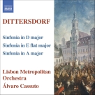 Alvaro Cassuto: Dittersdorf: Symphonies in D Major, A Major and E-Flat Major - CD Foto #1