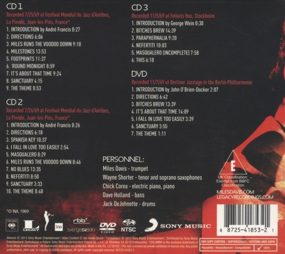 Miles Davis: Bootleg Box Nr.2: Live 1969 - CD Foto #2