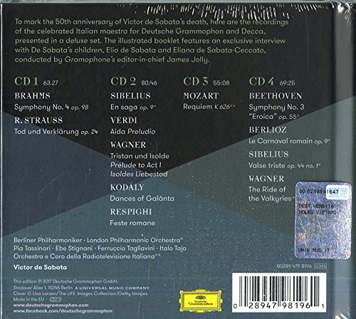 Victor de Sabata: Recordings on Deutsche Grammophon & Decca - CD Foto #2