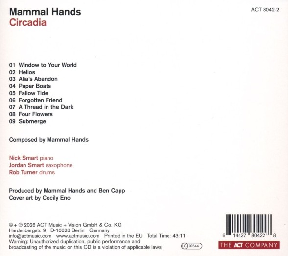 Mammal Hands: Circadia - CD Foto #2