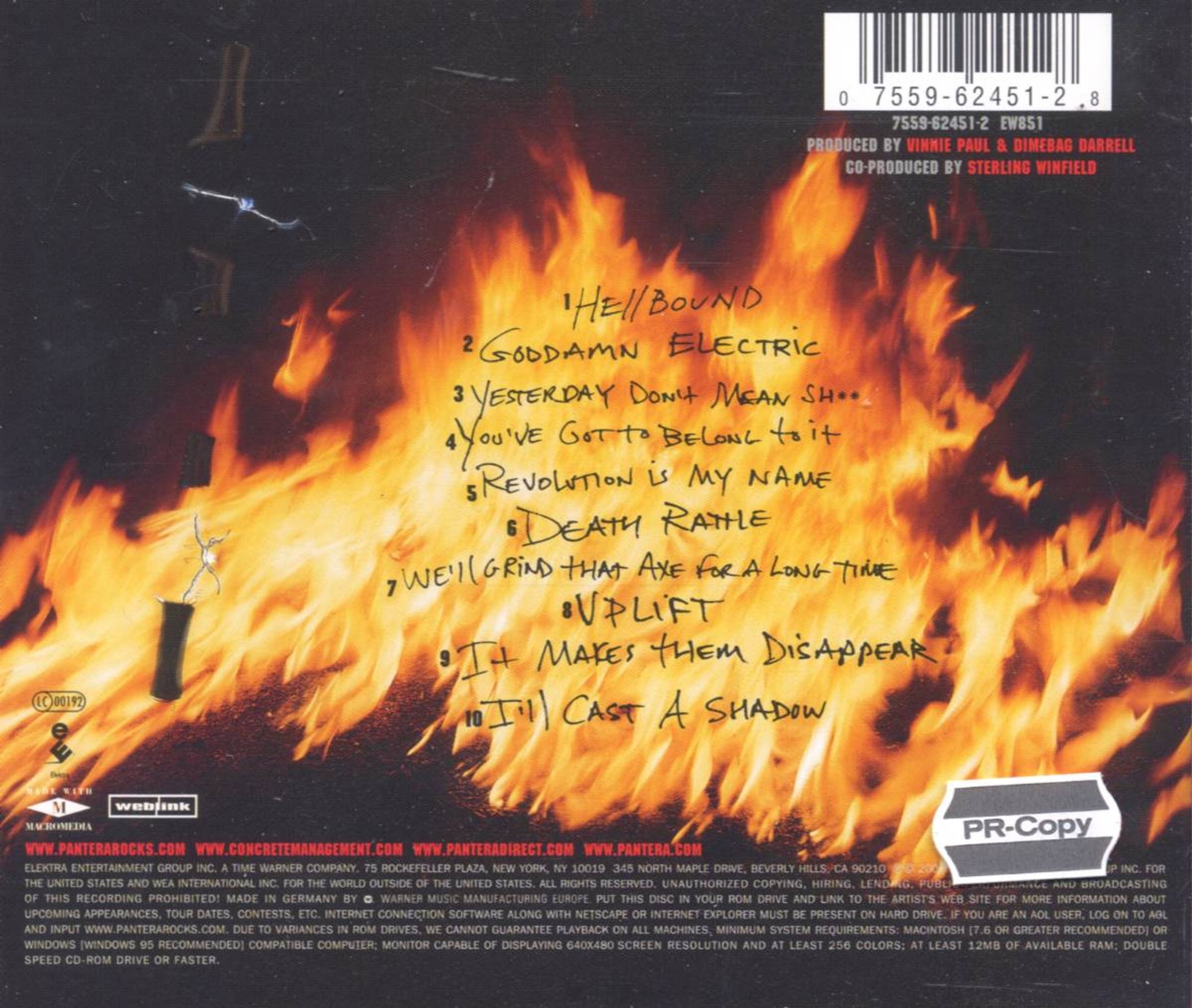 洋楽 Reinventing the Steel PANTERA Pantera: Reinventing The Steel - CD | Opus3a