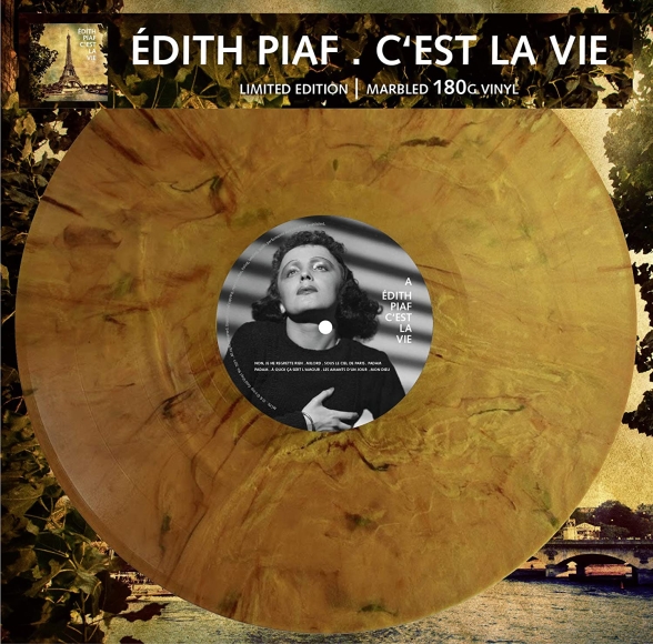 Édith Piaf: C'est La Vie (Limited Numbered Gold Vinyl) - Plak Foto #2