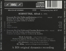 Mark Lubotsky, Malmö SymfoniOrkester, Eri Klas: Schnittke - Violin Concertos No.1 & 2 - CD Foto #2