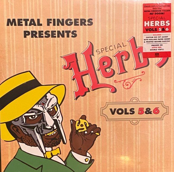 MF Doom: Metal Fingers Presents: Special Herbs Vol. 5 & 6 (Limited Indie Edition - Apple Red Vinyl) - Plak Foto #1